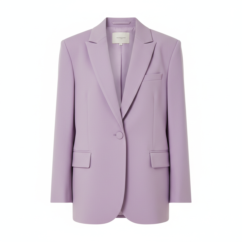 Oversized Tailored Blazer Soft Lilac – Hero