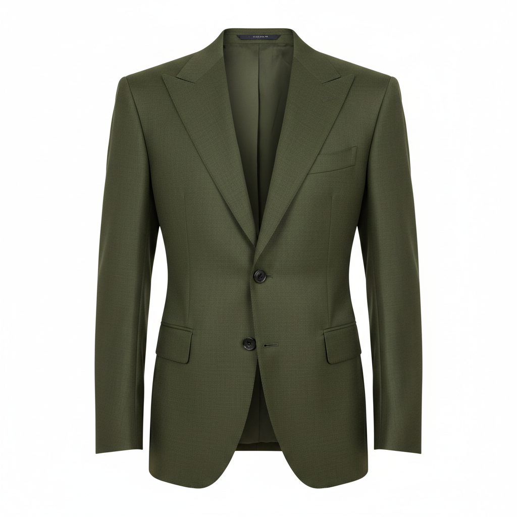 Urban Tailored Blazer – Olive Moss – Hero