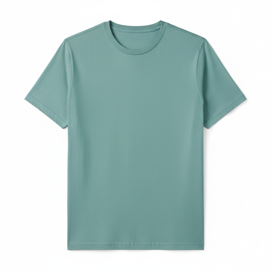 Classic Crew Neck T-Shirt – Ocean Mint – Hero