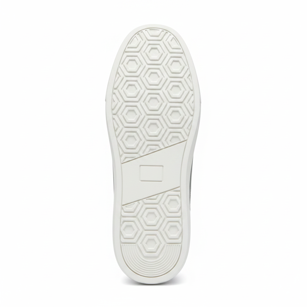 Urban Leather Sneakers in Forest Green – Sole detail
