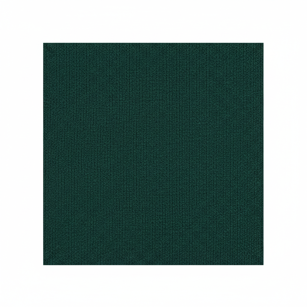 Relaxed Oversized T-Shirt – Forest Emerald – Fabric Detail