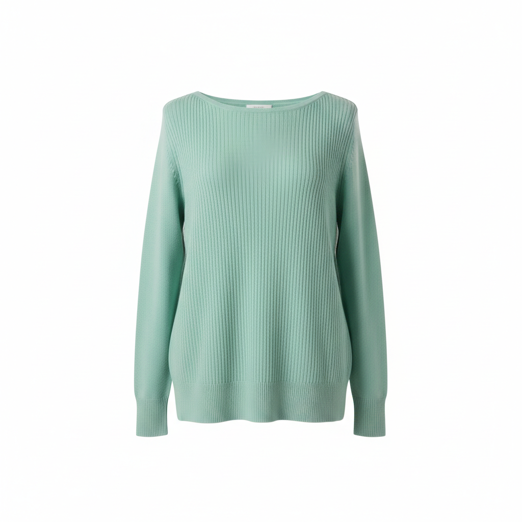 Minimal Knit Top in Ocean Mint – Hero