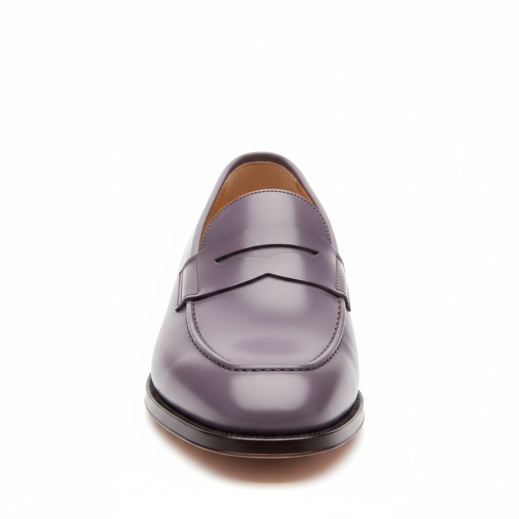 Classic Penny Loafers in Dusty Lavender – Hero view