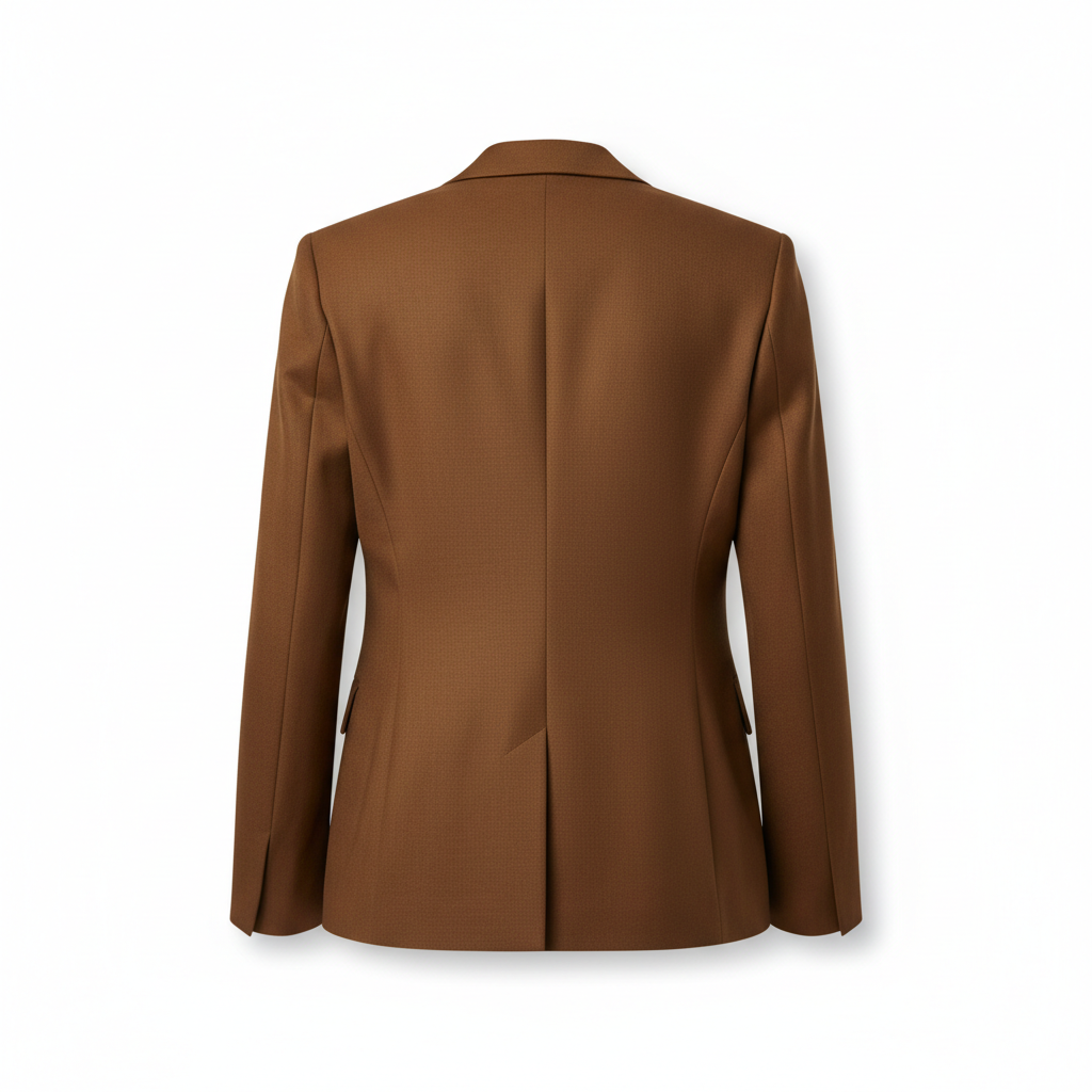 Classic Verge Blazer Mocha Brown – Back View